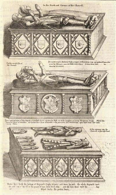 Digby Family (Monument) by Wenceslaus Hollar